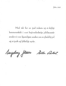 1960 - Julehilsen